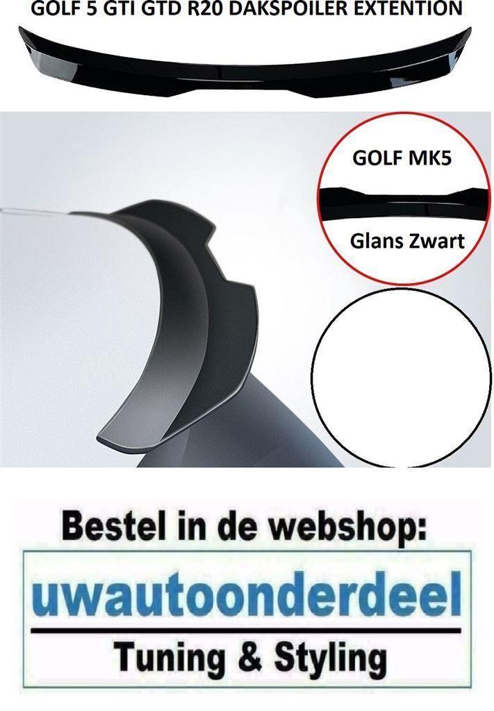 Achterklep Spoiler Glans Zwart Geschikt voor VW Golf 5 GTI, Verzenden, Automotive Parts, A.parts@hotmail.nl, Trasmolenlaan 12 3447 GZ Woerden