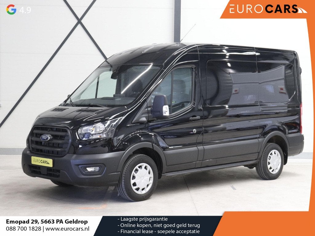 Ford Transit 310 2.0 TDCI L2H2 Trend Automaat Navigatie Trek, Auto's, Bestelauto's, Stof, Euro 6, 4 cilinders, 129 pk