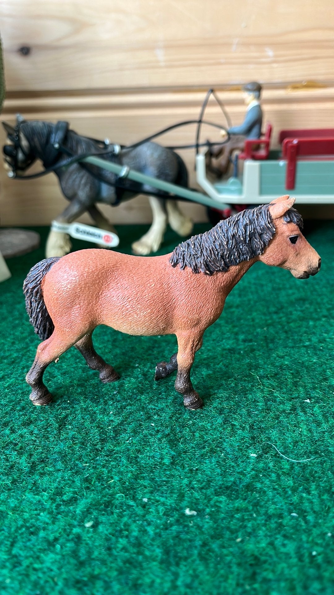 Schleich dartmoor pony, Ophalen of Verzenden, Zo goed als nieuw, Paard, Beeldje of Figuurtje