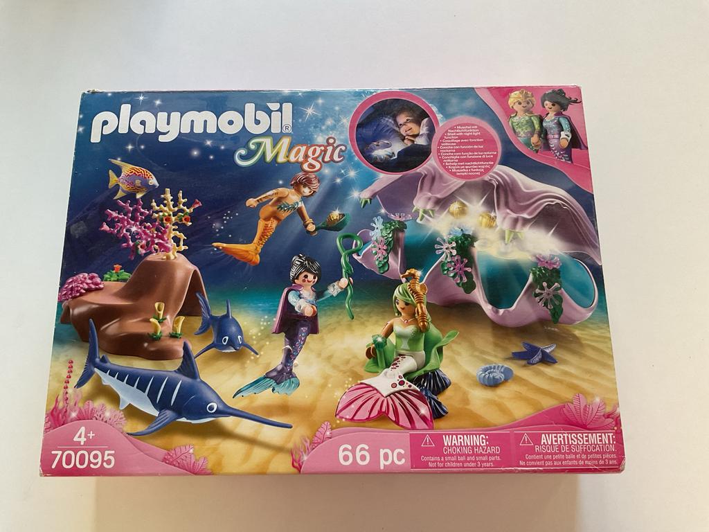 Playmobil Magic Zeemeerminwereld met Lichtgevende Parelkoepe, Ophalen, Zo goed als nieuw, Complete set