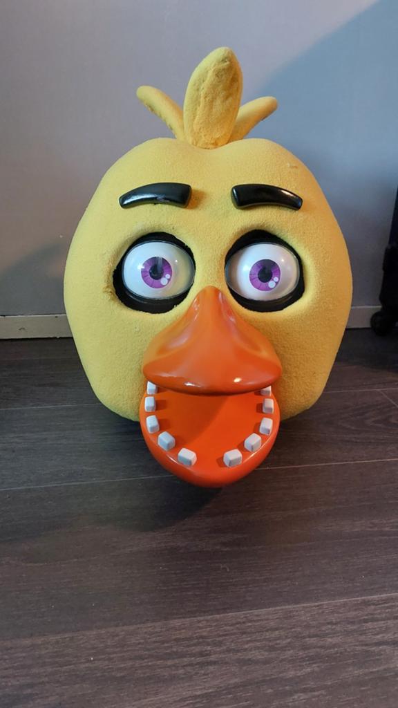 FNAF Chica Head (Cosplay/Display) - Lees beschrijving!, Ophalen, Nieuw