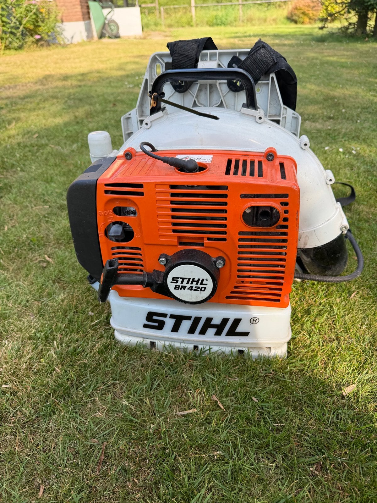 Stihl BR 420 Bladblazer - Zeer Goede Staat, Tuin en Terras, Bladblazers, Ophalen, Zo goed als nieuw, Benzine, Ruggedragen