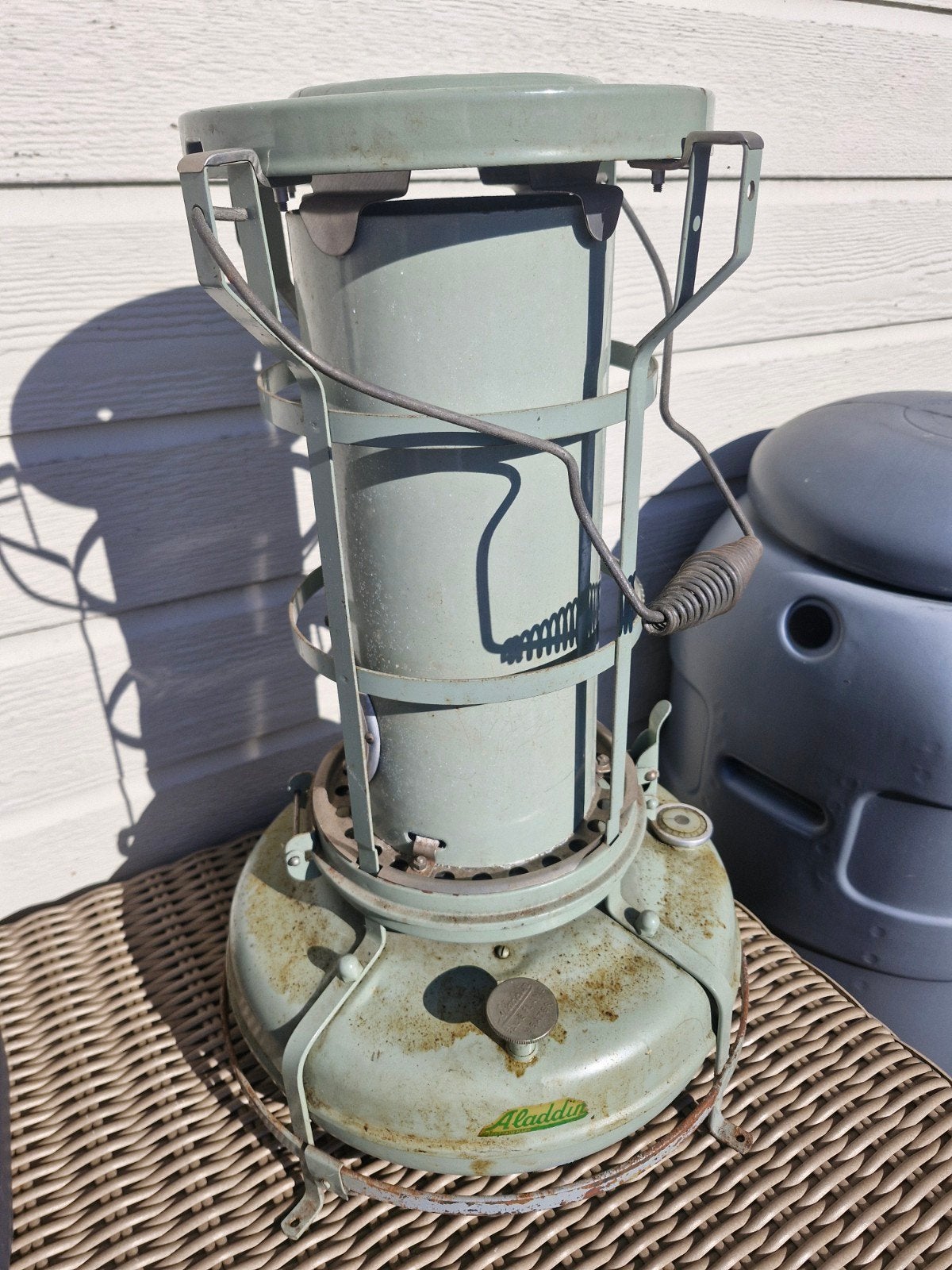Vintage Aladdin Blue Flame Petroleum Kachel, Ophalen