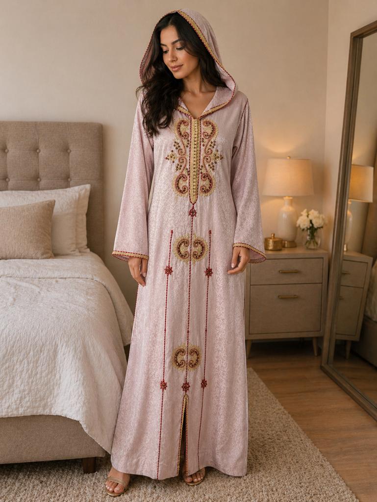 Elegante Jalaba Maat 38, Maat 38/40 (M), Ophalen of Verzenden, Zo goed als nieuw, Roze