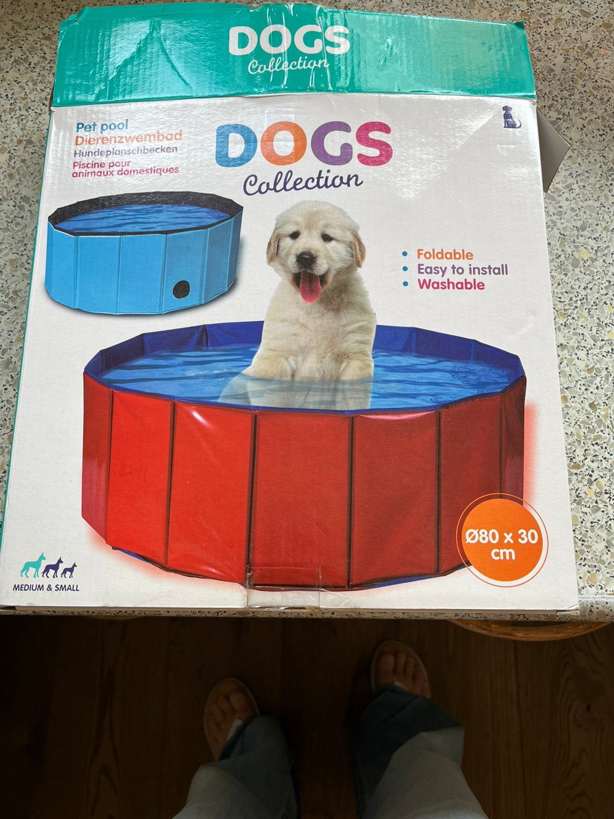 Honden badje, Ophalen, Gebruikt