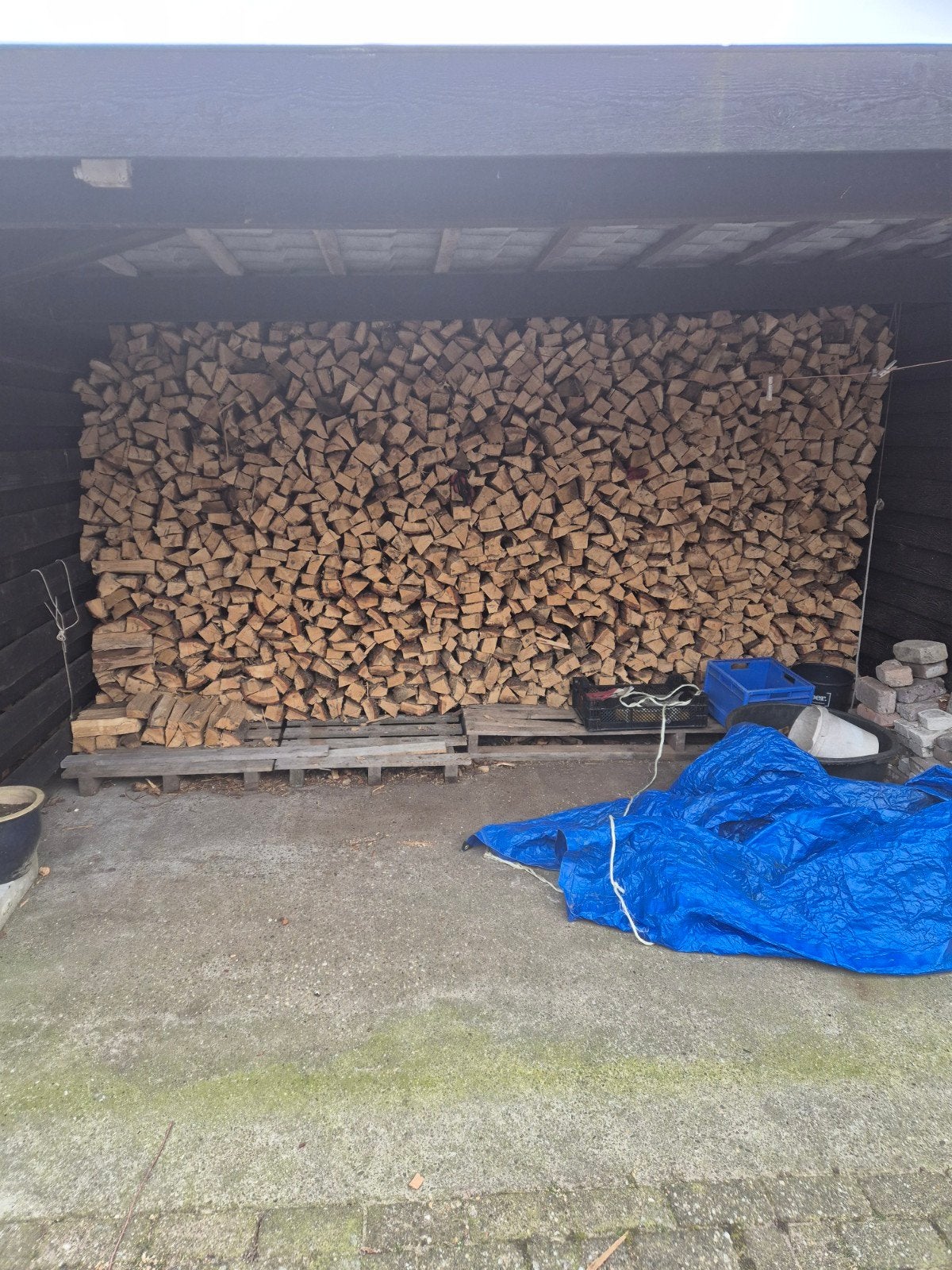 Brandhout: Gemengd, Essen, Eiken - Nat & Droog, Minder dan 3 m³, Ophalen