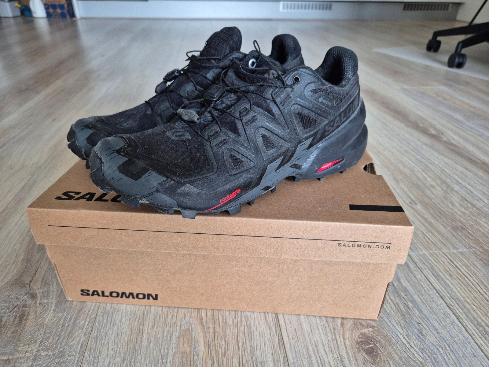 Salomon Speedcross 6 GTX trailrunningschoenen - Maat 43 1/3, Ophalen, Salomon, Gedragen, Sportschoenen