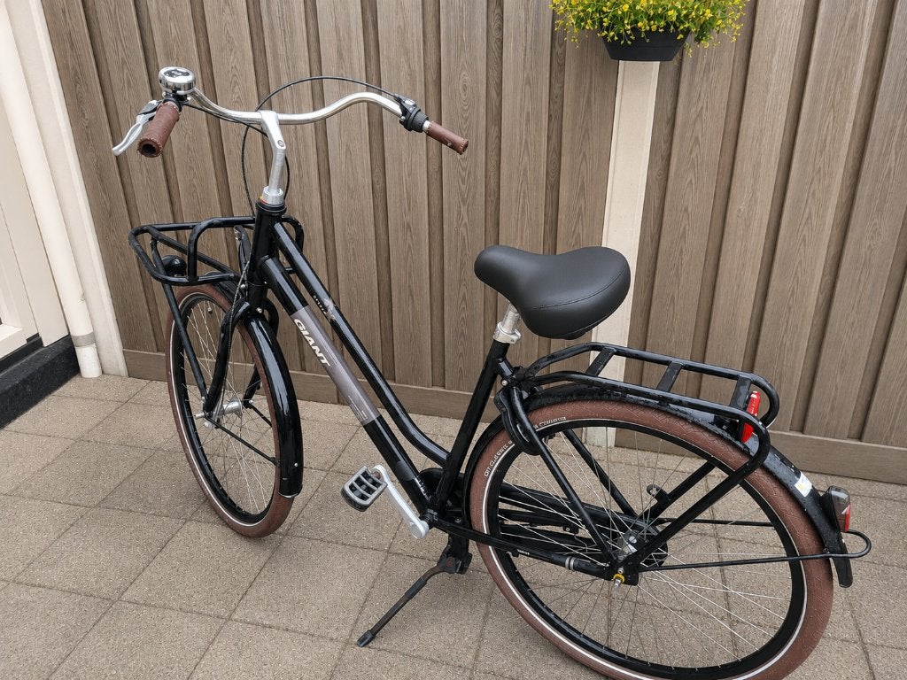 Giant TripleX stadsfiets 3 versnelling / voor & achterdrager, Fietsen en Brommers, Ophalen, Terugtraprem, Gebruikt, Versnellingen