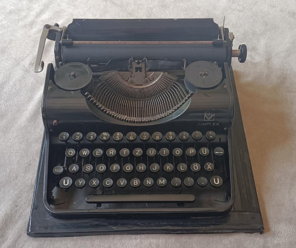 Laatste kans! Vintage typemachine Simplex, Ophalen, Gebruikt