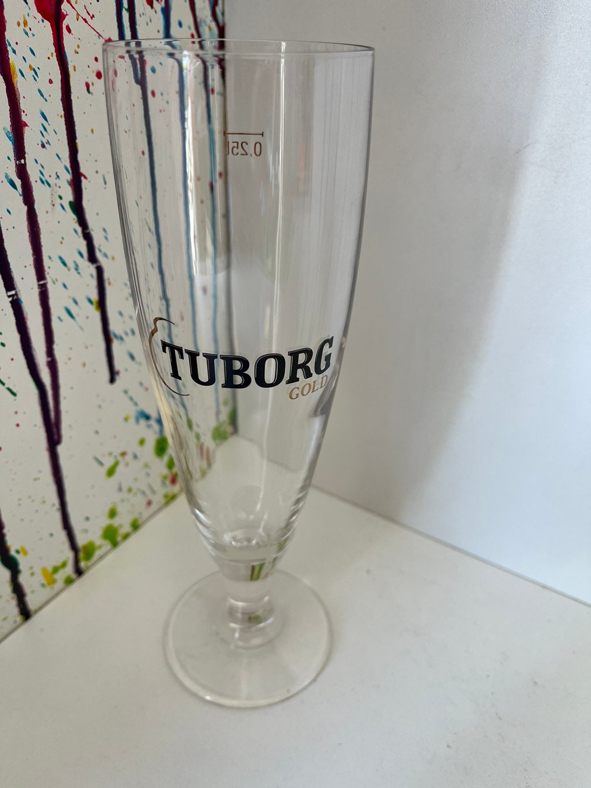 Tuborg bierglazen set van 6 glazen, Verzamelen, Ophalen of Verzenden, Nieuw, Glas of Glazen, Overige merken