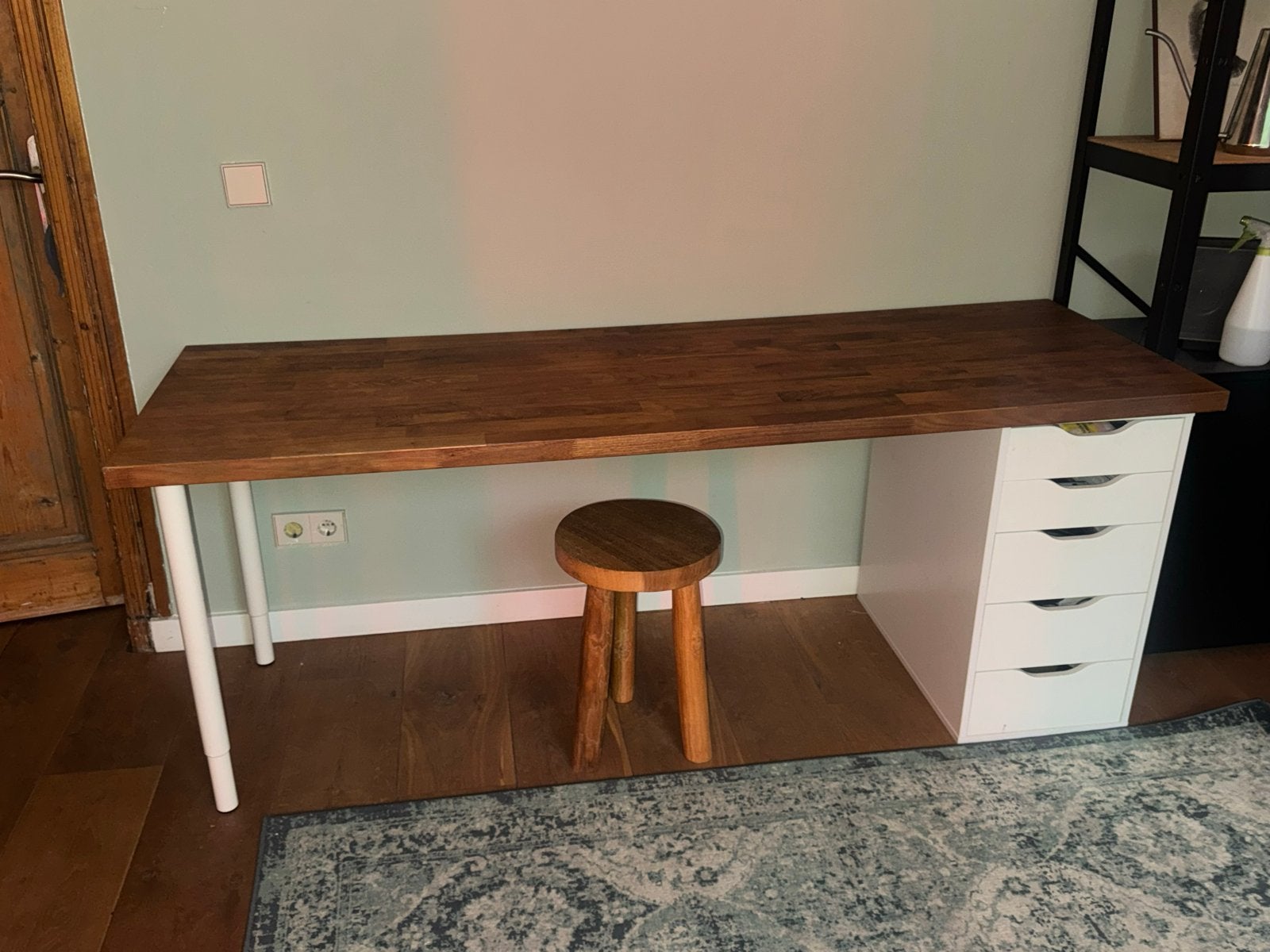 IKEA Karbly 186x63x3,8, Ophalen, Gebruikt, Hout, Overige merken