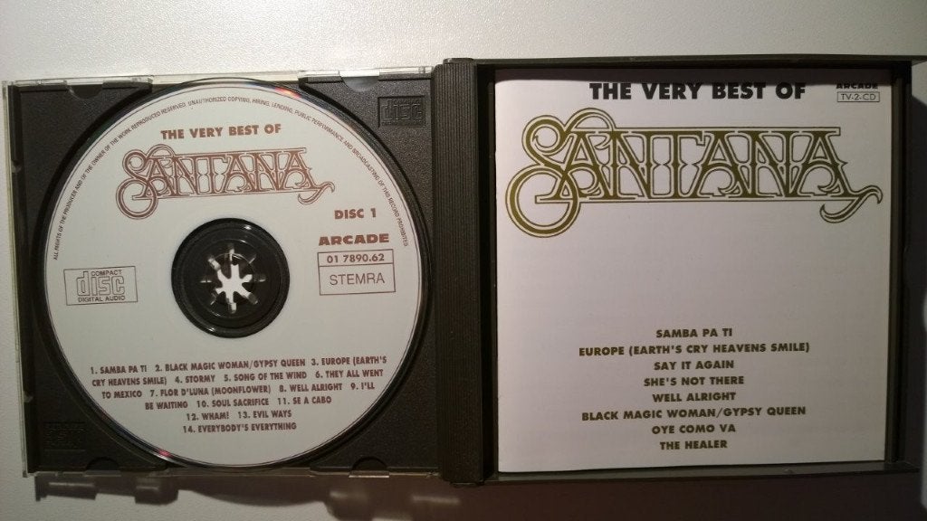 Santana - The Very Best Of (Witte Hoes), Ophalen of Verzenden, Zo goed als nieuw, Poprock