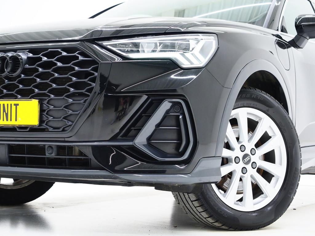 Audi Q3 Sportback 45 TFSI e Edition | Leder | Camera | Adapt, Gebruikt, Zwart, Zwart, LED verlichting