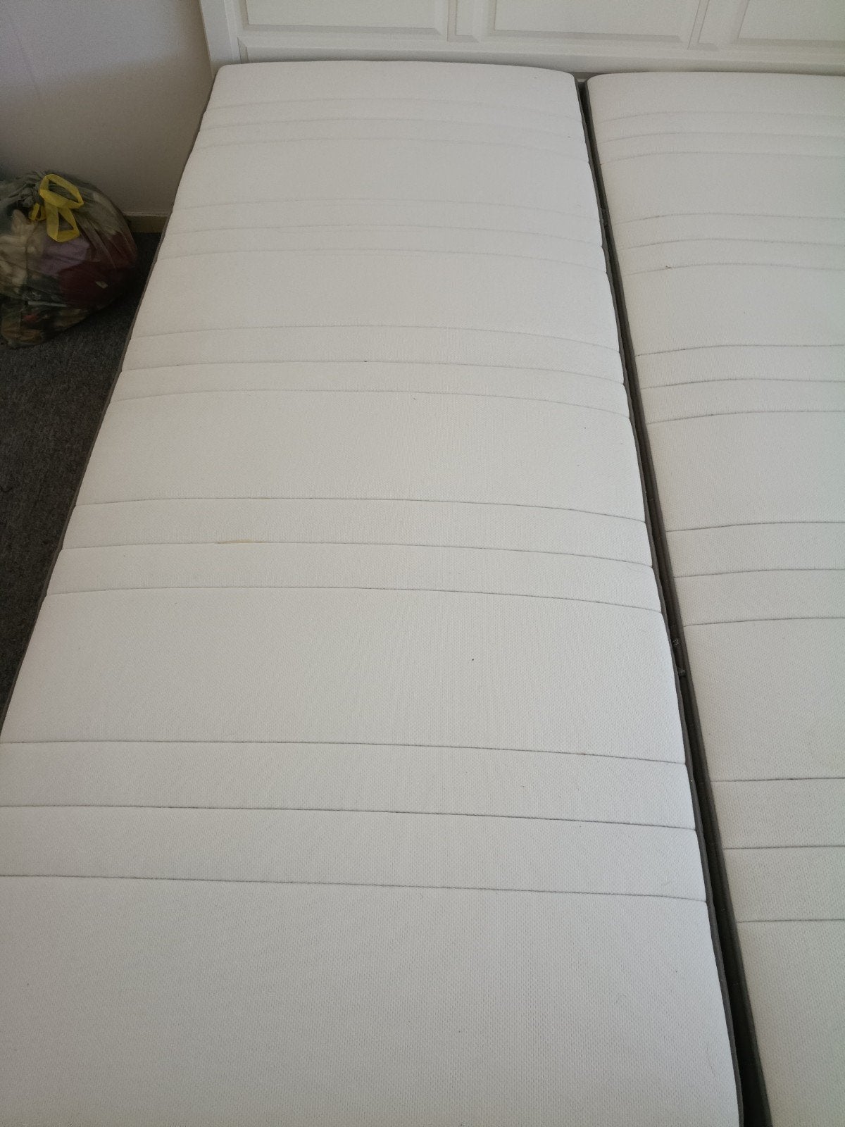 Twee eenpersoons matrassen 80x200 cm, Ophalen, Gebruikt, Eenpersoons, 80 cm