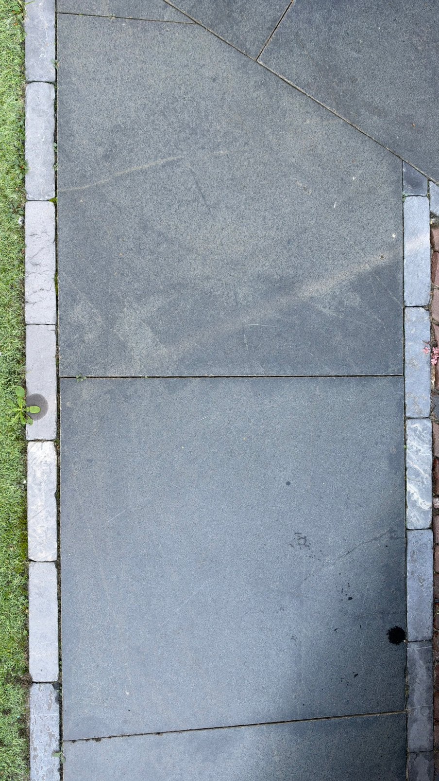 37 Natuursteen/hardsteen tegels tuin en bijpassende klinkers, Tuin en Terras, Ophalen, Zo goed als nieuw, Natuursteen, Terrastegels