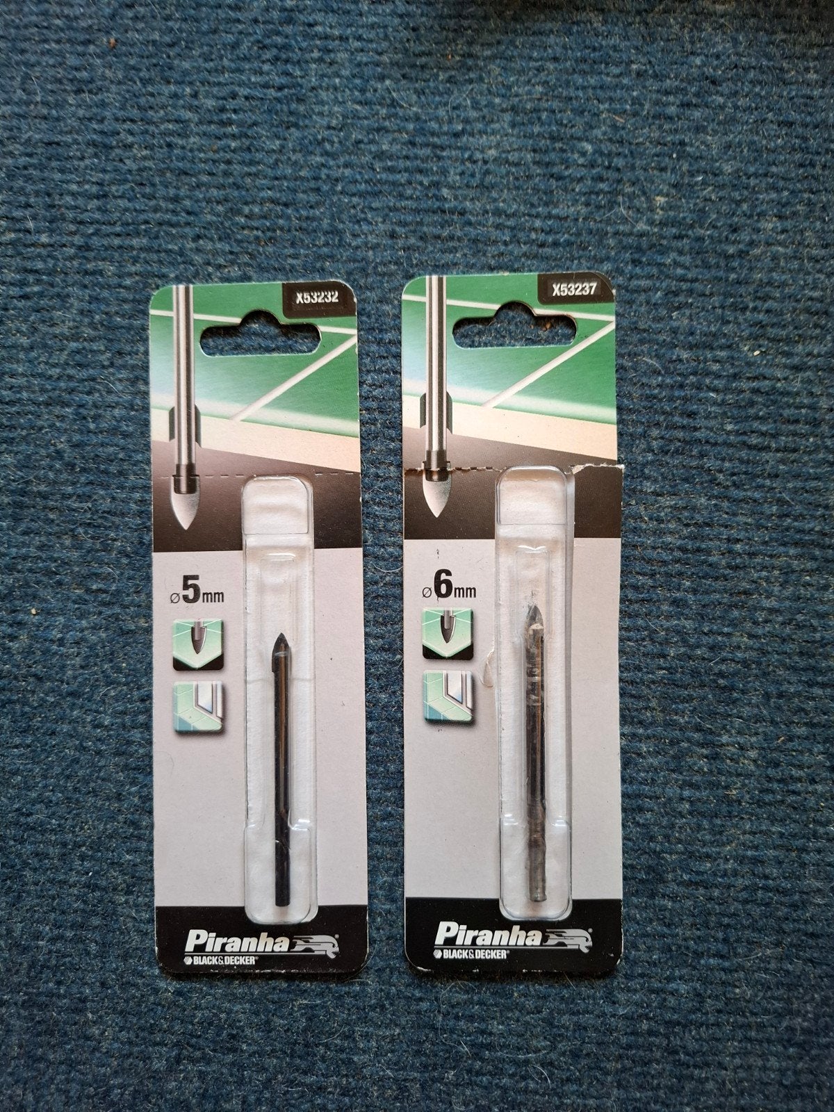 Piranha Black & Decker Boortjes 5mm en 6mm (nieuw), Ophalen of Verzenden, Nieuw, Overige typen