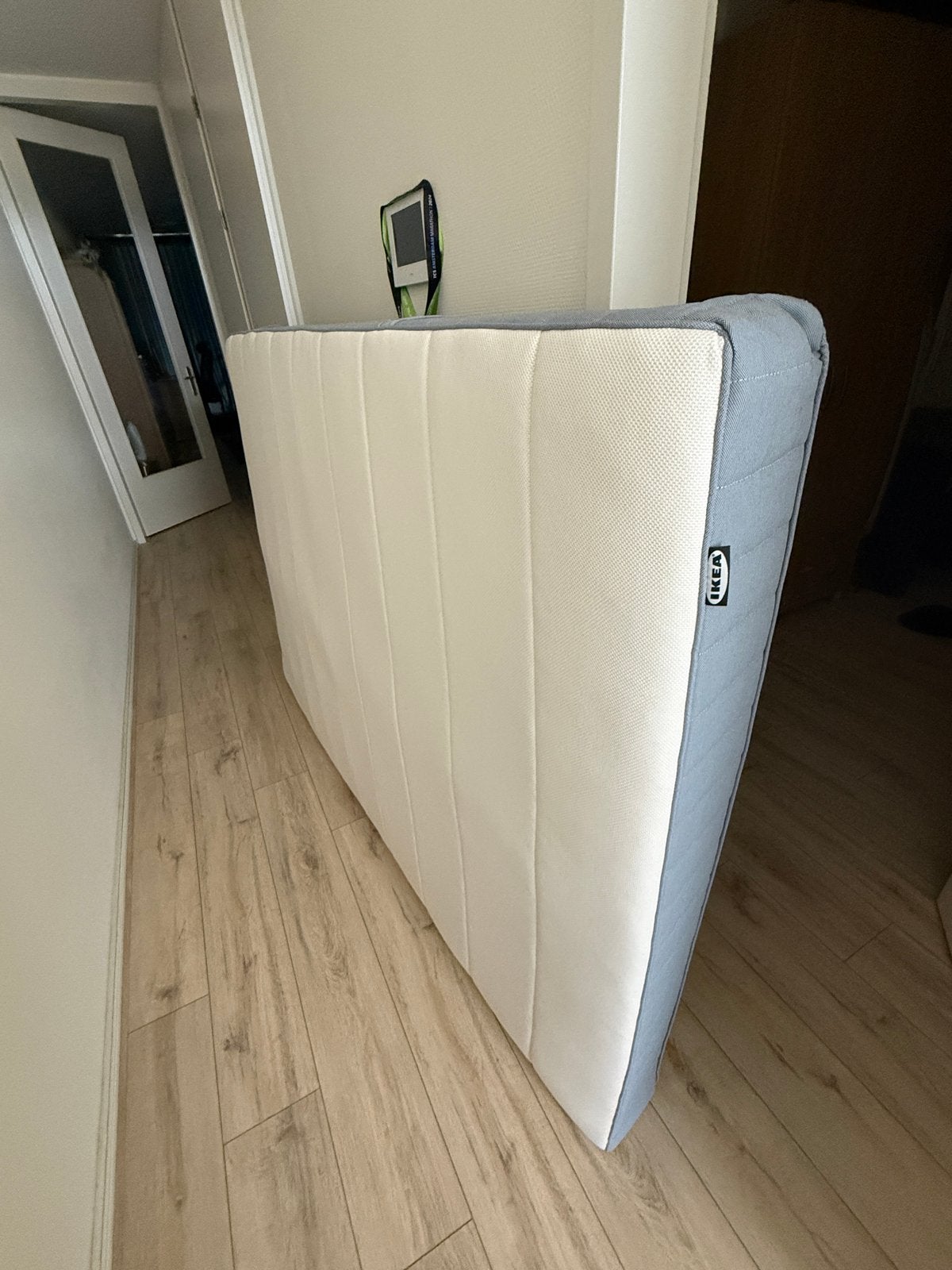 IKEA Vesteröy pocketveringmatras 140x200 cm (stevig), Ophalen, Tweepersoons, 140 cm, Zo goed als nieuw