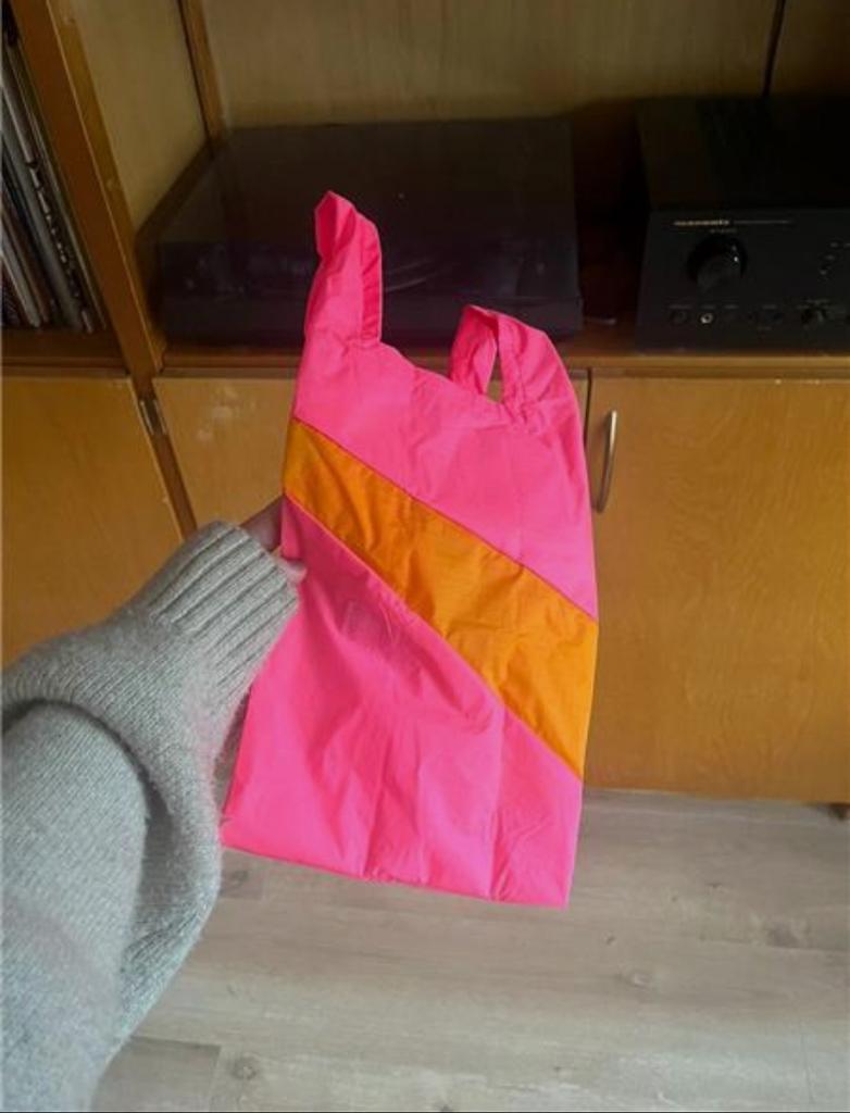 GEZOCHT ROZE SUSAN BIJL, Ophalen of Verzenden, Zo goed als nieuw, Roze, Handtas