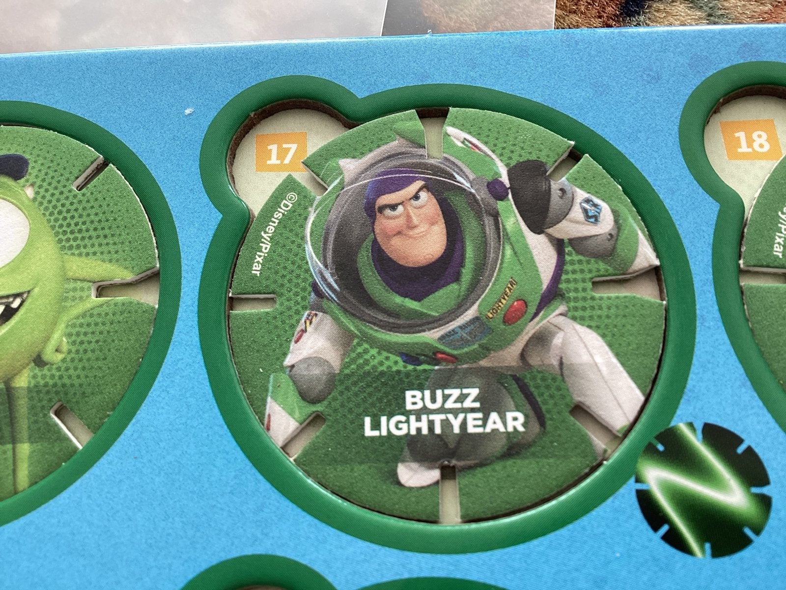 Ik zoek nog Disney/Pixar Buzz Lightyear Flippo/Pogs, Ophalen of Verzenden