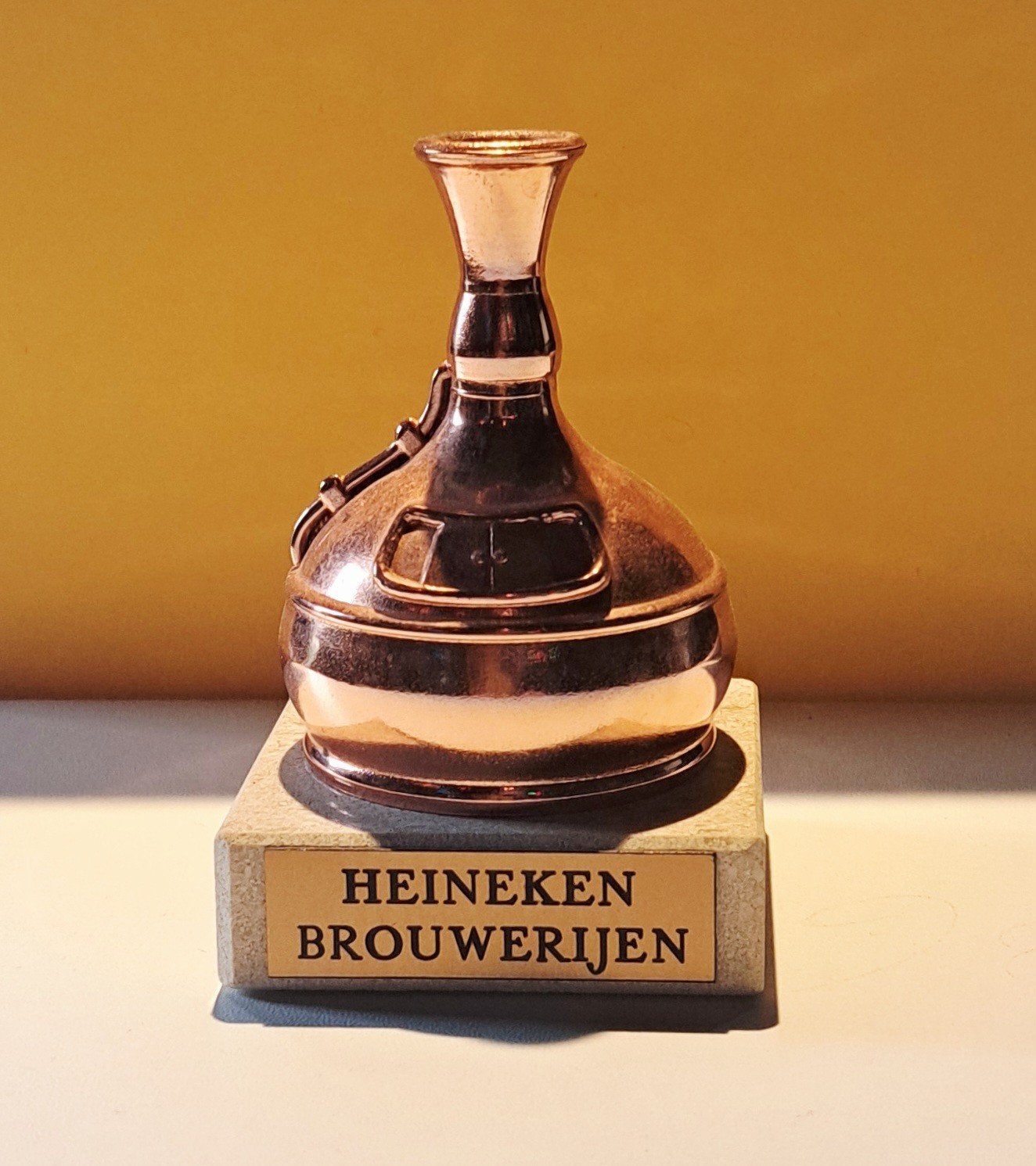 Heineken trofee, Ophalen of Verzenden, Zo goed als nieuw, Reclamebord, Plaat of Schild, Heineken