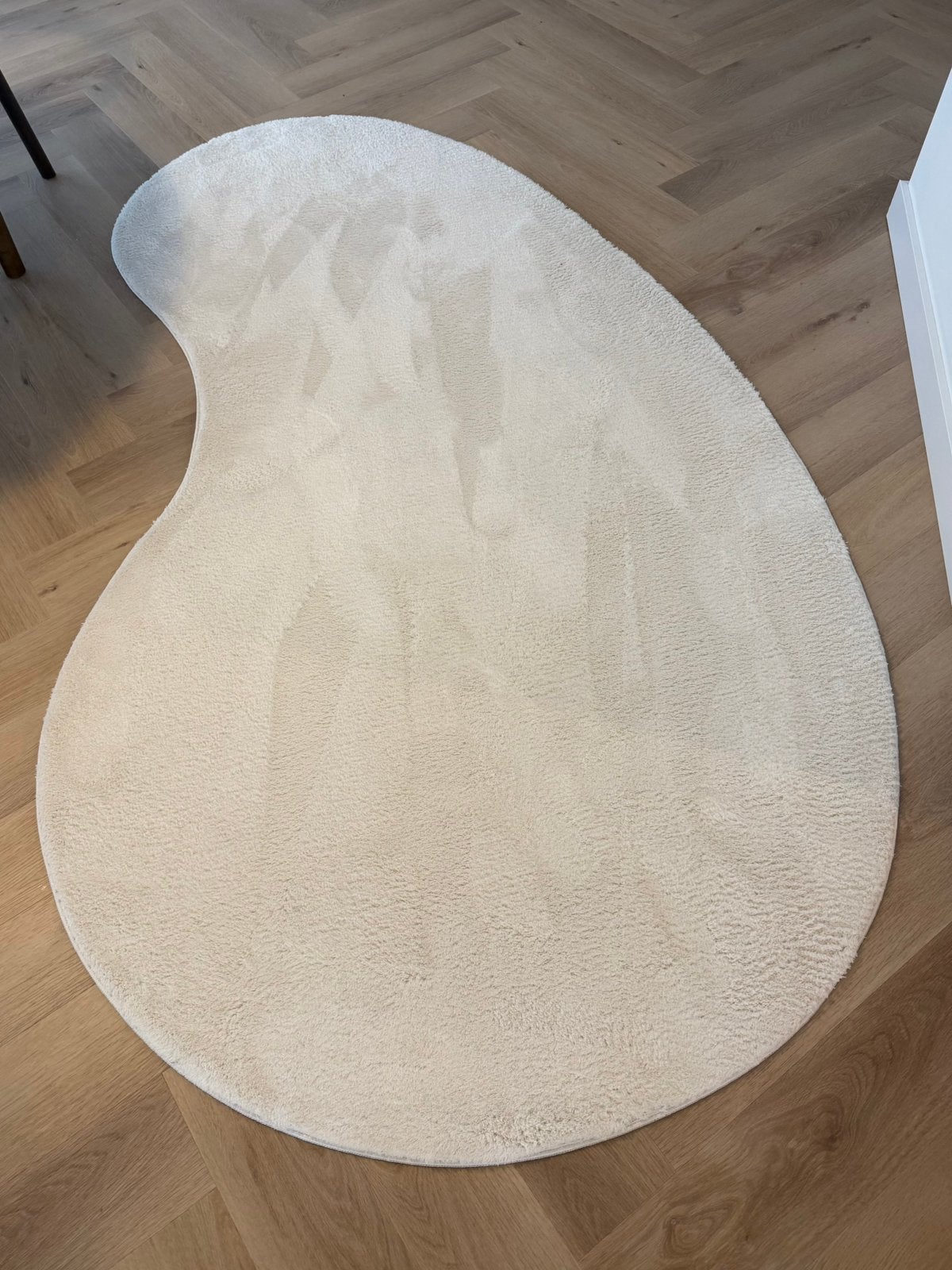 Vloerkleed Wells Kwantum organisch, Huis en Inrichting, Stoffering | Tapijten en Kleden, Ophalen, 100 tot 150 cm, Wit, 200 cm of meer