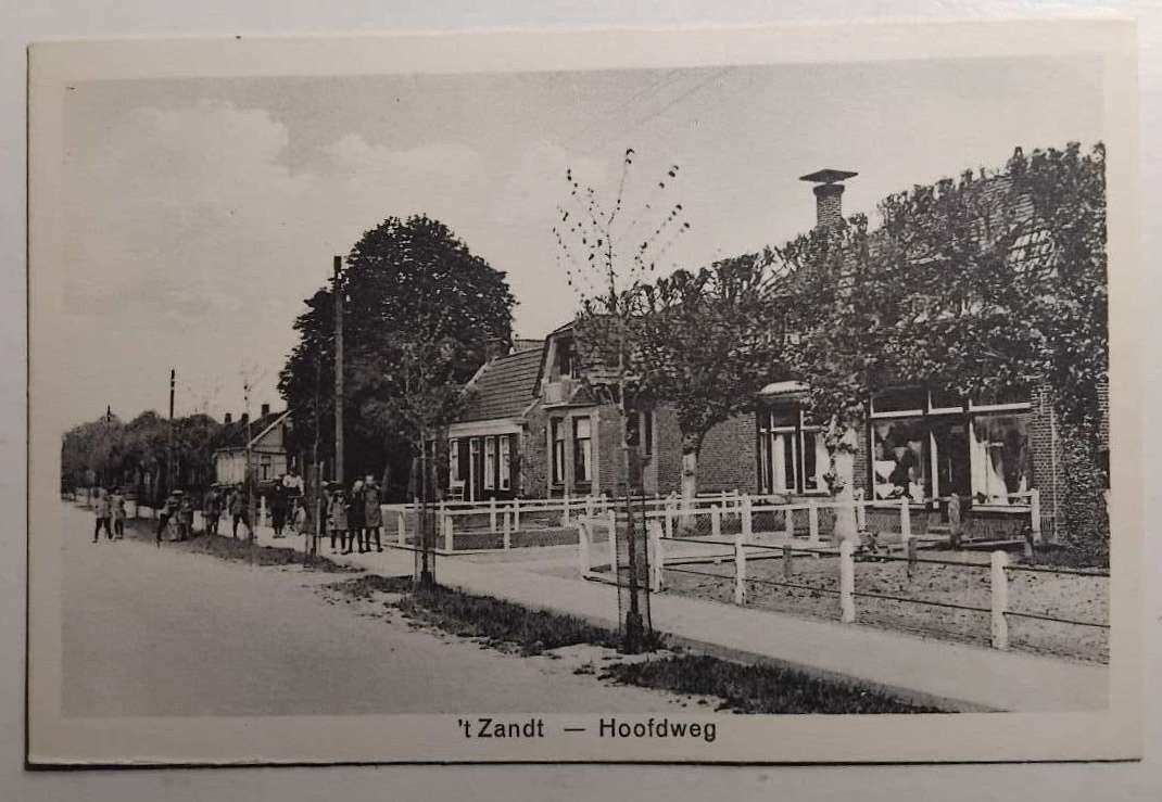 't Zandt (Groningen) Hoofdweg–Uitgave Elenius ca. 1920-1925, Verzamelen, Ophalen of Verzenden, 1920 tot 1940, Ongelopen, Groningen