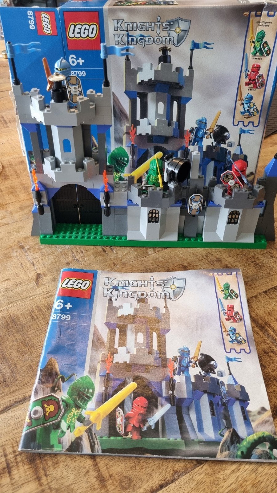 Lego Knights Kingdom 8799 Kasteelmuur met Minifiguren, Gebruikt, Lego, Ophalen of Verzenden, Castle