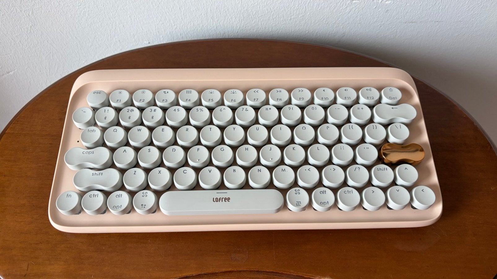 Lofree Dot Bluetooth Mechanical Keyboard – Milk Tea, Computers en Software, Ophalen of Verzenden, Zo goed als nieuw