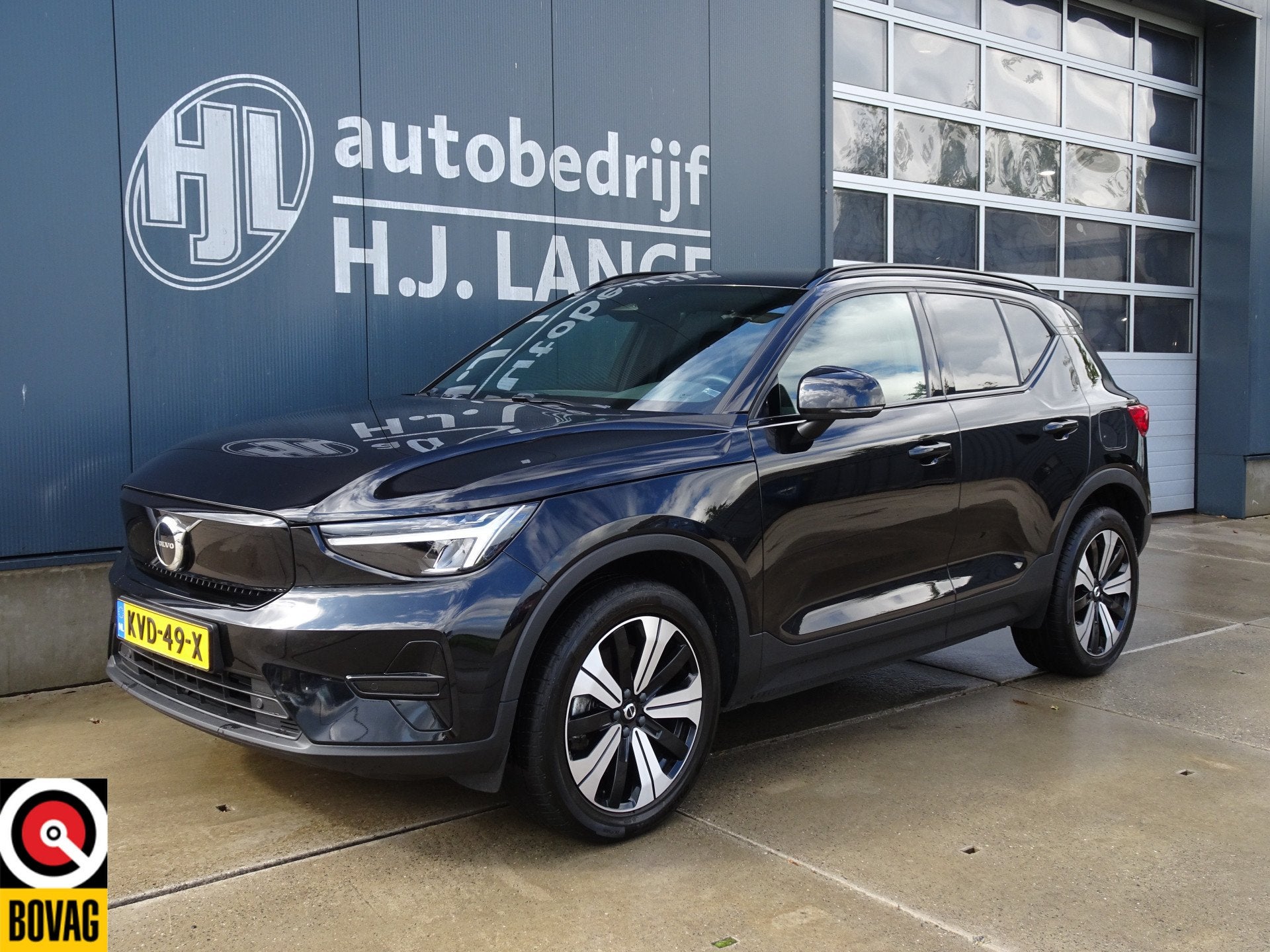 Volvo XC40 Recharge Coresoh 94% (bj 2023, automaat), Auto's, 12 maanden, Stof, Gebruikt, Zwart