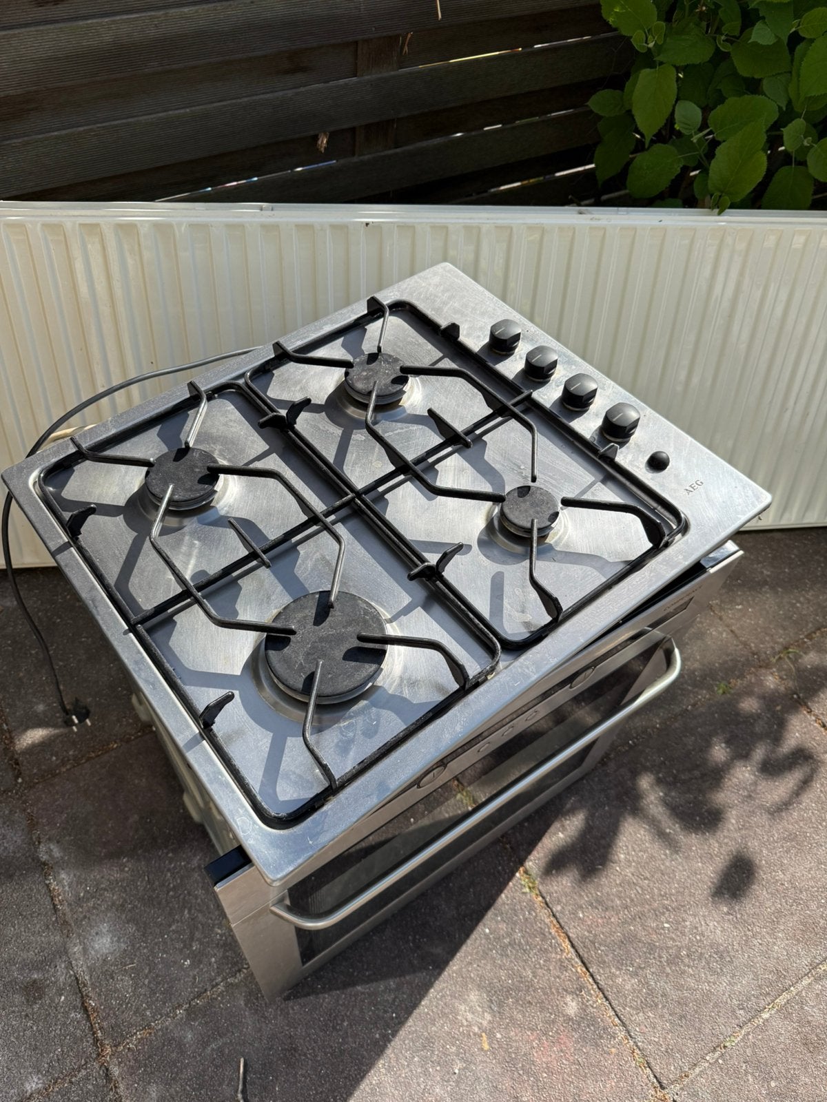 AEG INBOUW GASFORNUIS KOOKPLAAT, Witgoed en Apparatuur, Ophalen, 4 kookzones, Zo goed als nieuw, Inbouw