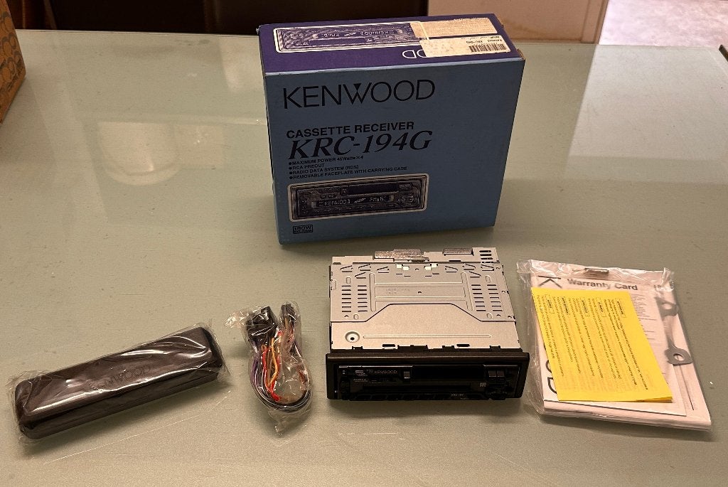 Kenwood KRC-194G cassette-autoradio – nieuw in doos (NOS), Ophalen of Verzenden, Nieuw