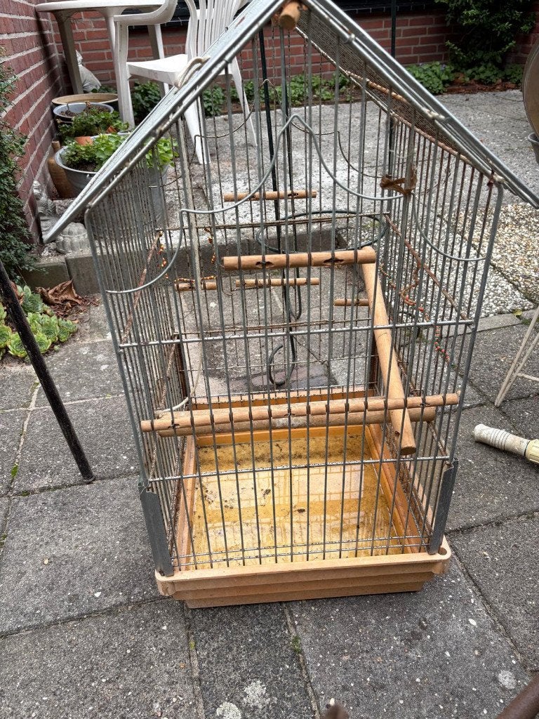 vogelkooi, Dieren en Toebehoren, Ophalen, Gebruikt, Metaal, Vogelkooi