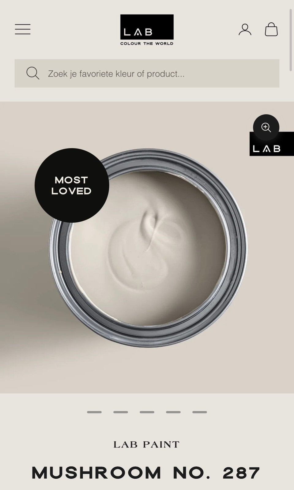 10L Sigma - kleur Mushroom Paint Lab, Ophalen, Nieuw, Overige typen