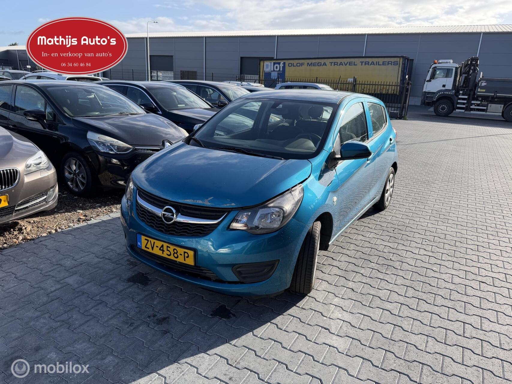 Opel KARL 1.0 ecoFLEX 120 Jaar Edition zie foto’s! Ex. BPM, 839 kg, Start-stop-systeem, Euro 6, Blauw
