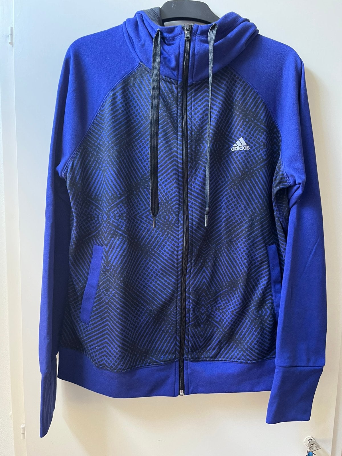Maat L Adidas vest paars met zwart, Paars, Ophalen of Verzenden, Zo goed als nieuw, Maat 42/44 (L)