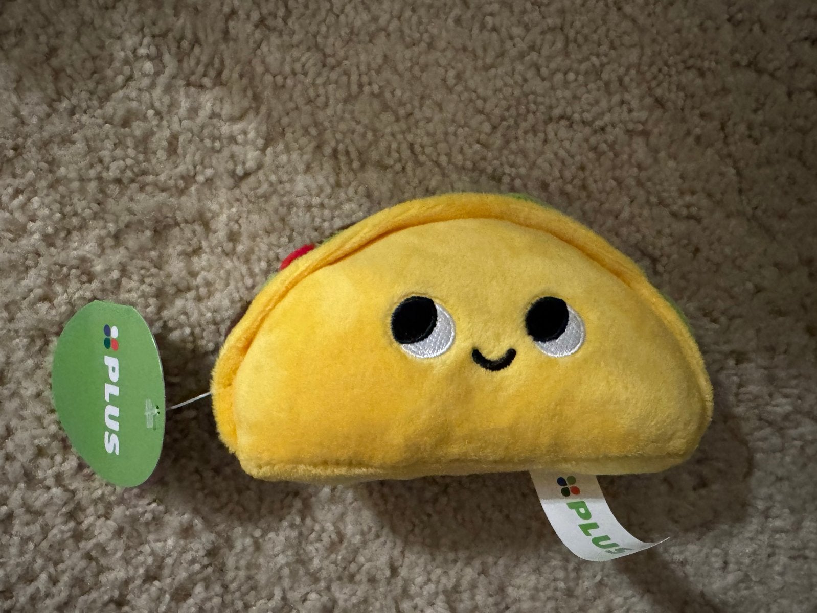 PLUS beter bikken buddies Taco Knuffel Nieuw met label, Overige merken, Geel, Overige typen, Nieuw
