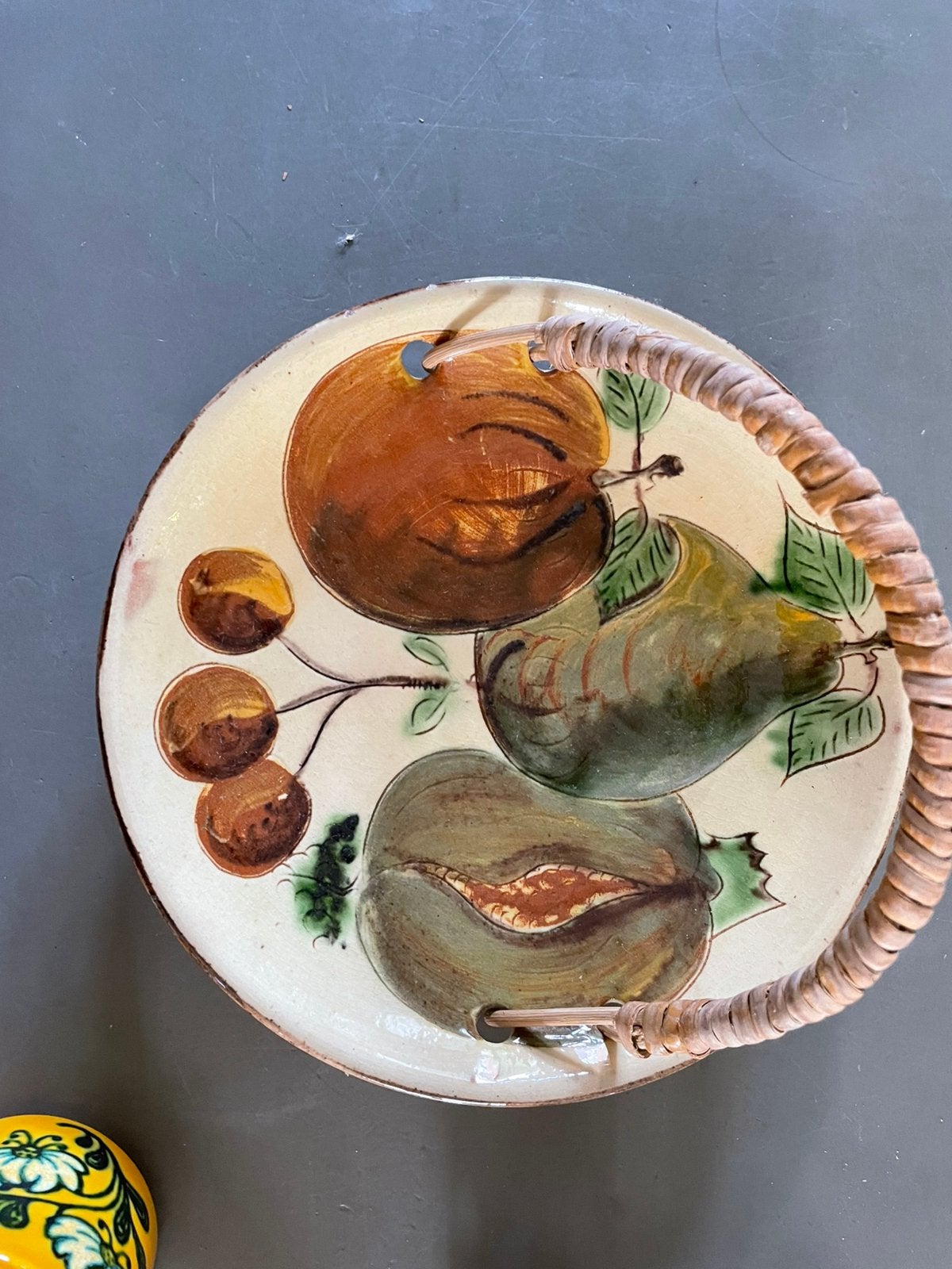Fraaie vintige fruitschaal, Antiek en Kunst, Ophalen of Verzenden