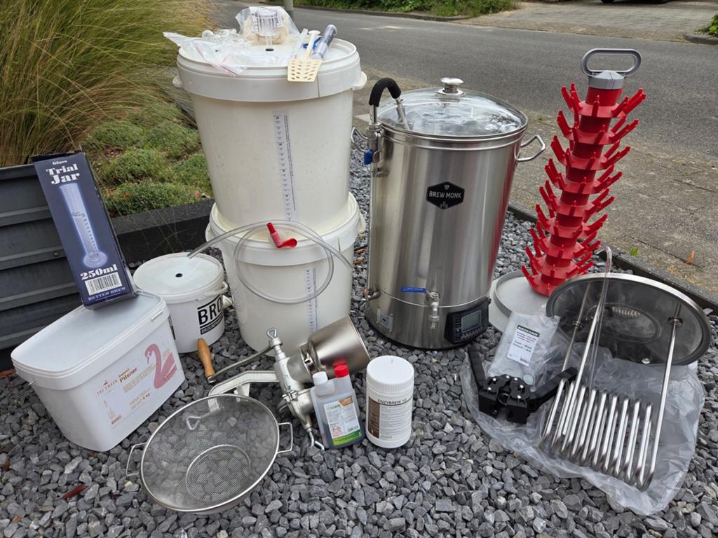 Brew Monk brouwketel complete brouwset - Zo goed als nieu, Hobby en Vrije tijd, Ophalen, Zo goed als nieuw