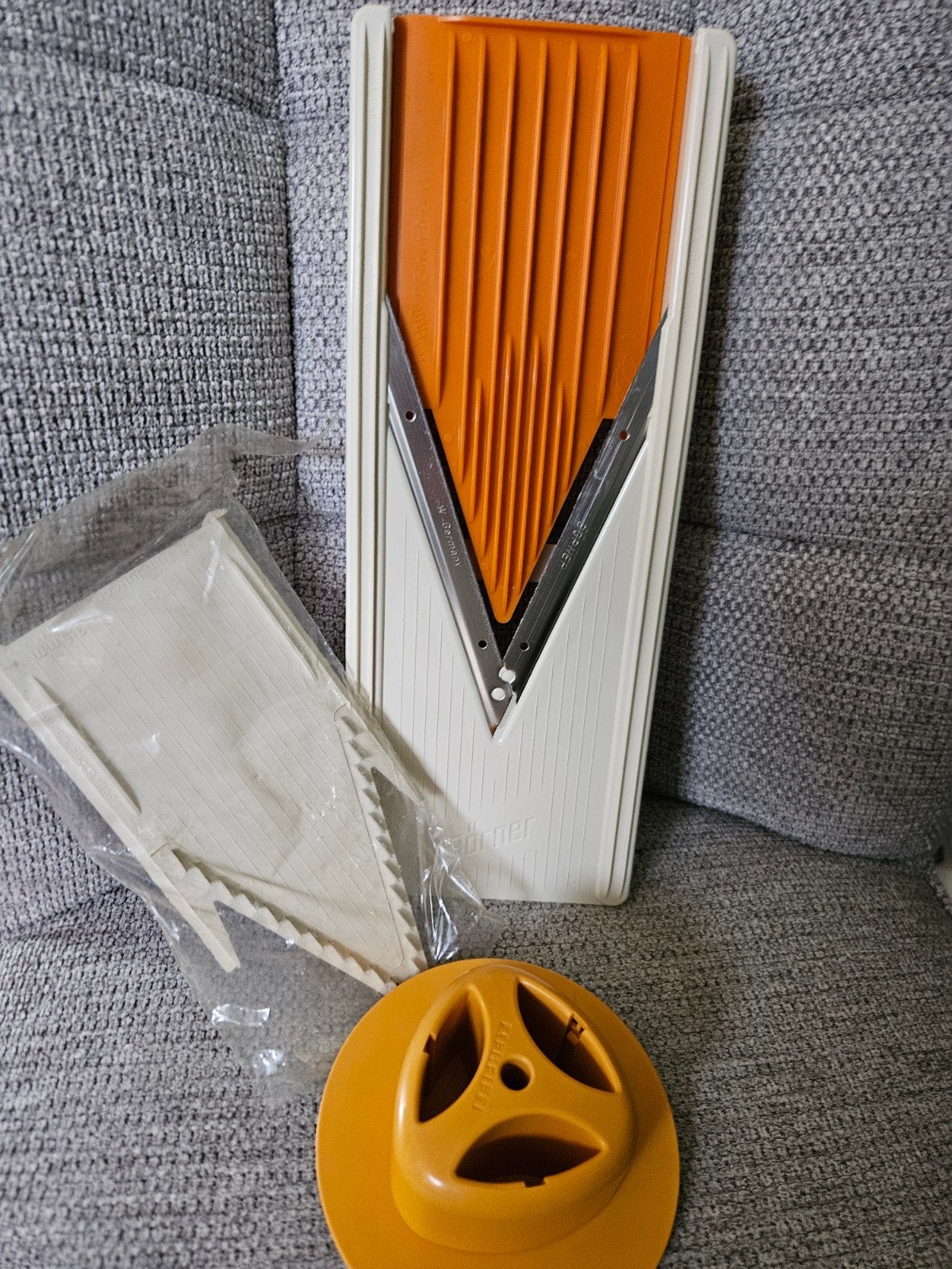 Börner V-schaaf / Mandoline - Keuken Snijmachine, Gebruikt, Kunststof, Ophalen of Verzenden, Snijmachine