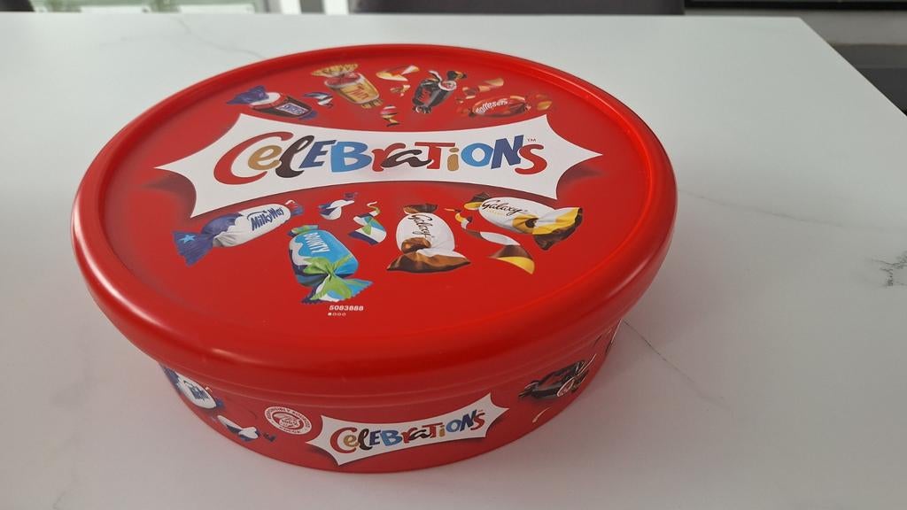 Chocolade doos, Ophalen of Verzenden, Rood, Overige typen