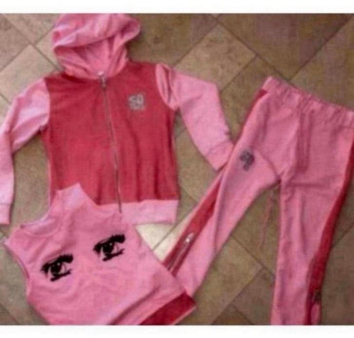 Miss Grant Joggingpak 3-delig Roze - Maat 116, Kinderen en Baby's, Ophalen of Verzenden, Gebruikt, Meisje, Setje