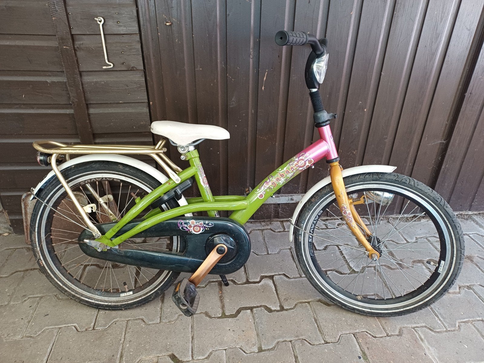 20 inch meisjesfiets, Fietsen en Brommers, Ophalen, Gebruikt, Batavus, Terugtraprem