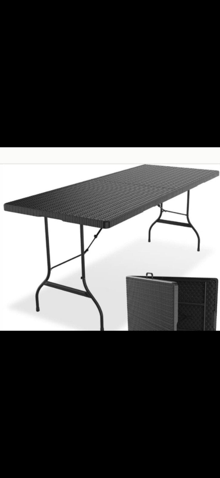 inklap tafel 120 in hoogte verstelbaar, Ophalen, Nieuw, Campingtafel