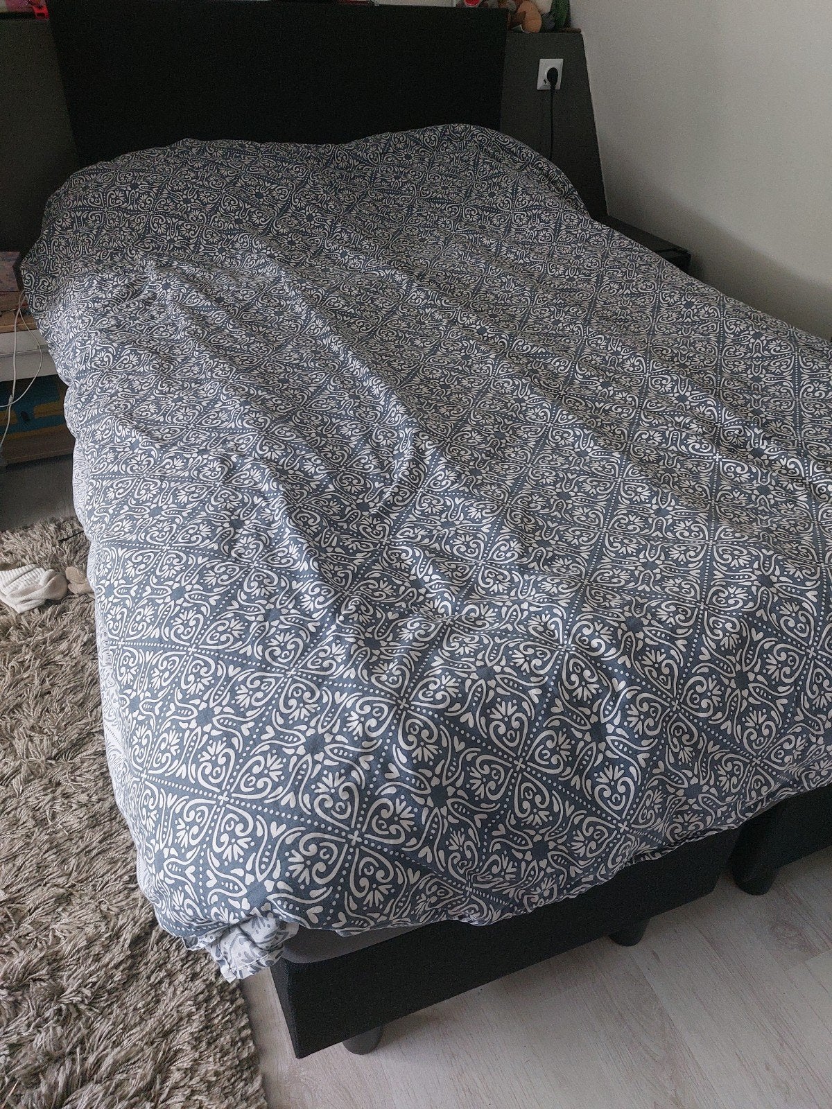 bed 120 bij 200, Ophalen of Verzenden, Gebruikt, Twijfelaar, 120 cm
