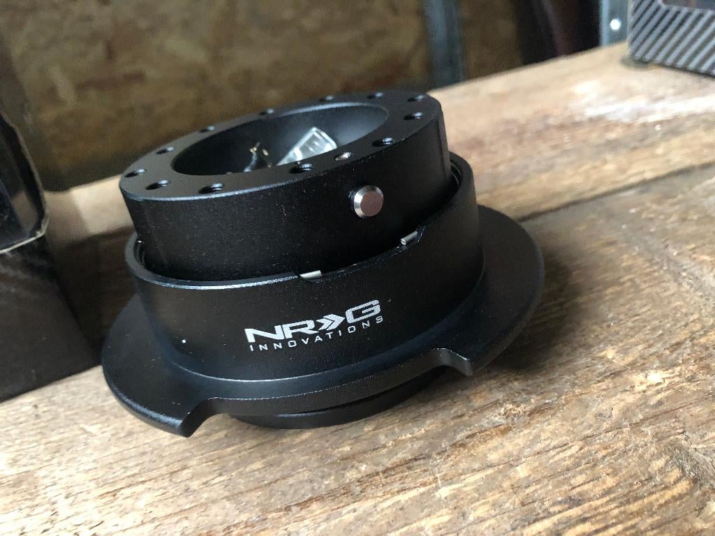 NRG Gen 2.5 Quick release hub Black stuurnaaf snapoff, Auto diversen, Tuning en Styling, Ophalen of Verzenden