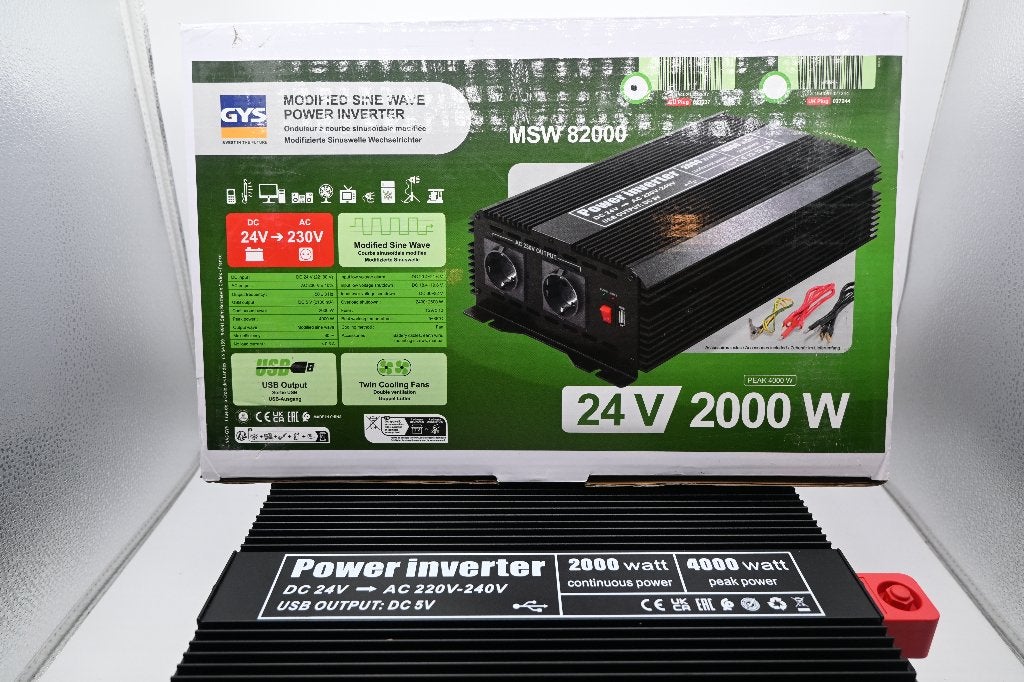 GYS MSW 82000 mobiele omvormer (inverter) Nieuw 2000Watt, Overige typen, Nieuw, Ophalen of Verzenden, X