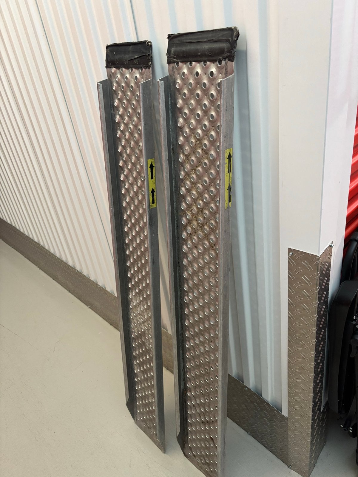 2 Oprijplaten 150 cm x 20 cm - Aluminium, Ophalen