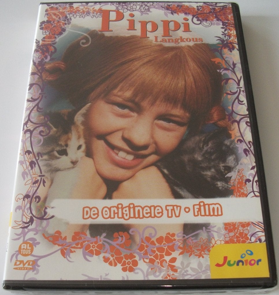 Dvd *** PIPPI LANGKOUS *** TV-Film *NIEUW*, Alle leeftijden, Familie, Nieuw in verpakking, Film