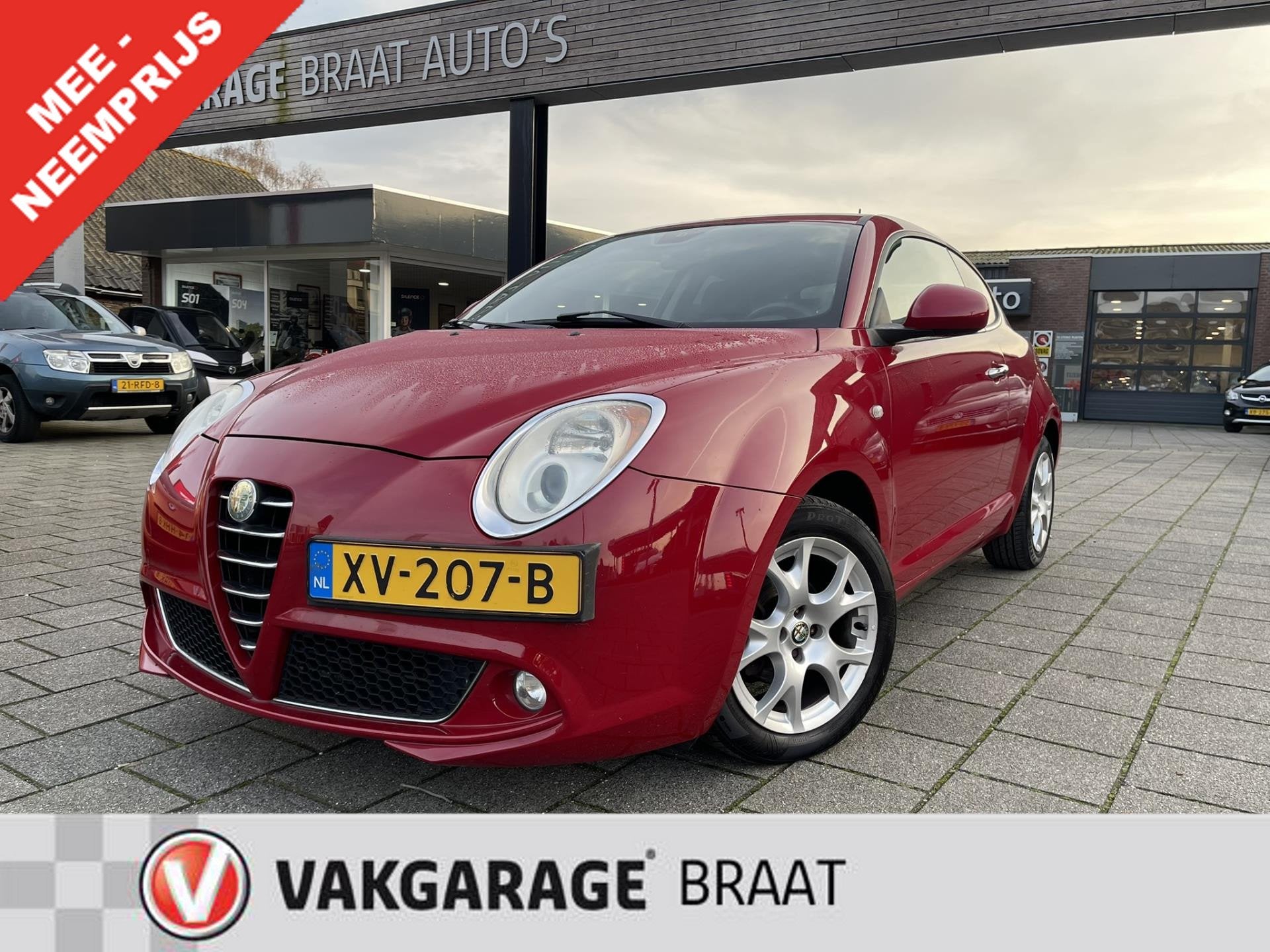Alfa Romeo MiTo 1.4 l AIRCO l NIEUWE APK l MEENEEMPRIJS!, Auto's, Alfa Romeo, Voorwielaandrijving, Euro 5, Stof, Gebruikt