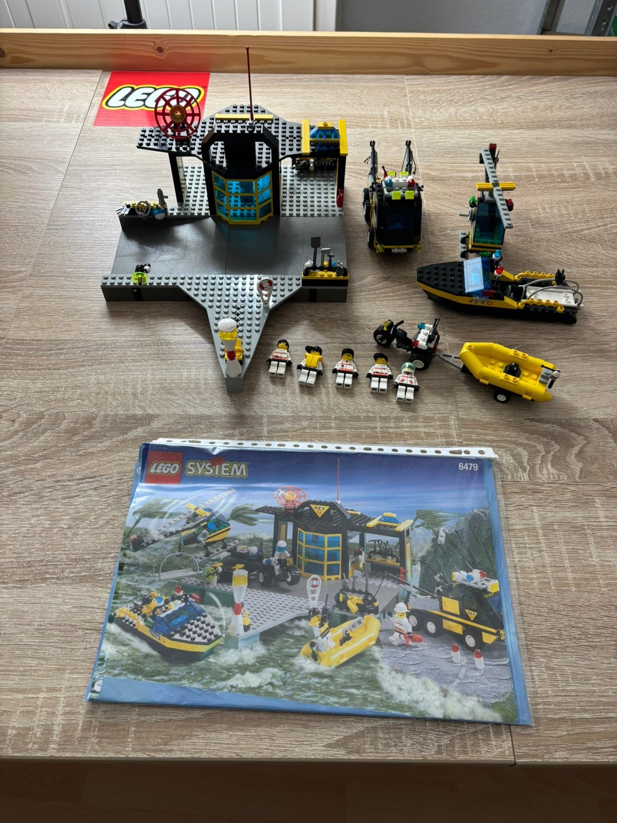 Lego System 6479: Watervliegtuigbasis (compleet met boekje), Ophalen of Verzenden, Gebruikt
